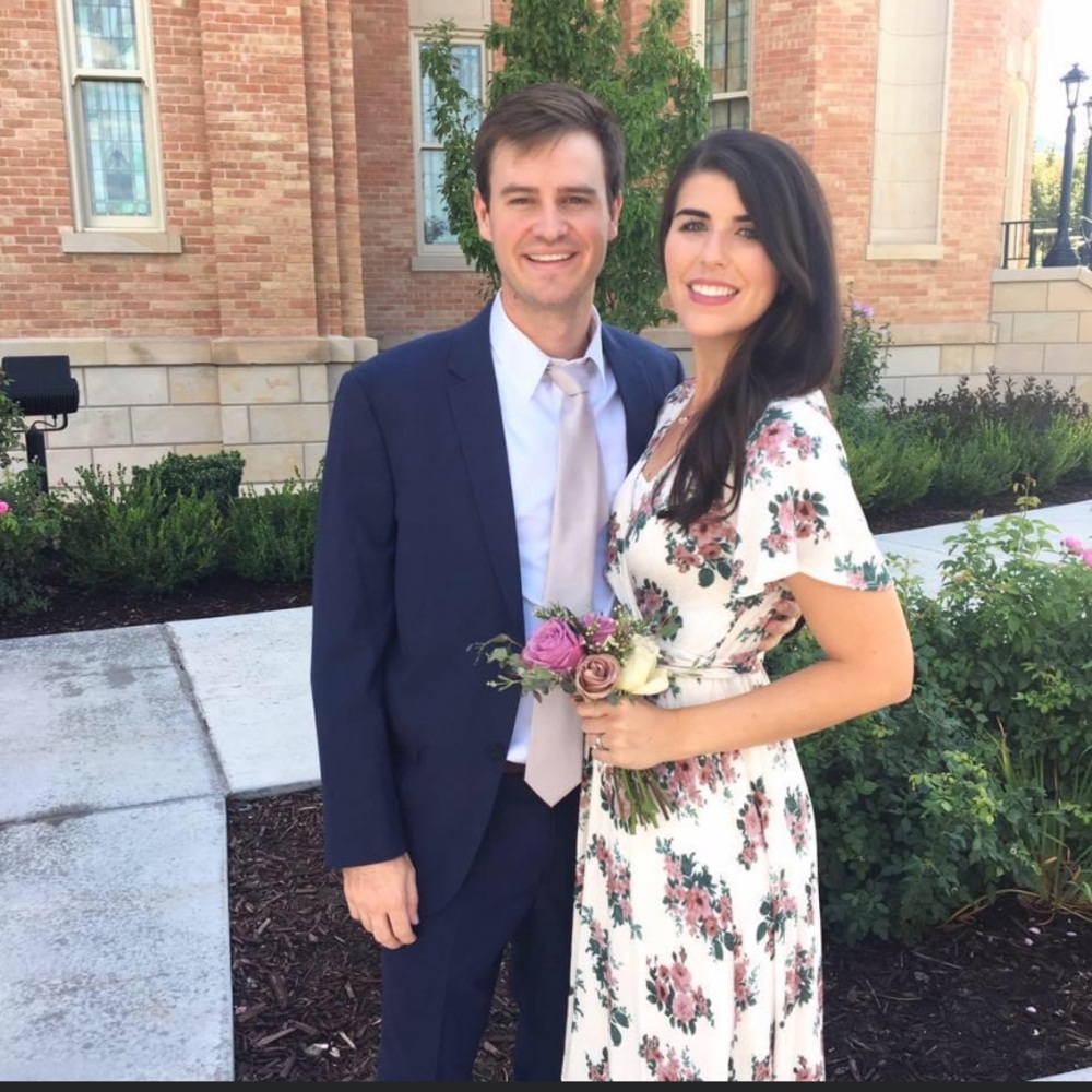 Floral White Dress